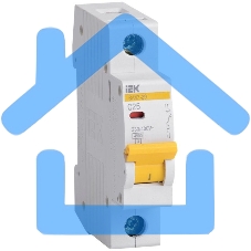Выключатель автоматический модульный 1п C 25А 4.5кА ВА47-29 ИЭК MVA20-1-025-C