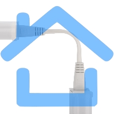 Светильник светодиодный линейный Rexant T5-01 16 Вт 1280 Лм 6500 K IP20 1179 мм с выключателем и соединителем