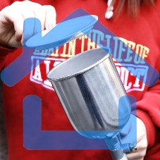 Краскопульт пневматический с верхним бачком DEKO DKSG01 500 мл, металл 018-1100