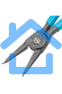 Съемник, 175 мм, для внешних стопорных колец (19-60 мм), прямые губки (разжим)Gross