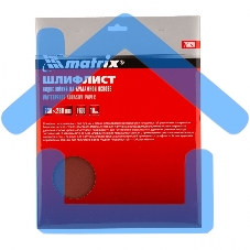 Шлифлист Matrix на бумажной основе, P 600, 230x280 мм, 10 шт., водостойкий