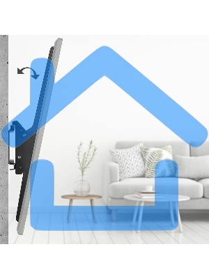 Кронштейн для телевизора Hama 00220844 черный 37