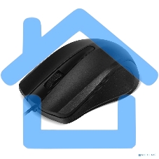 Мышь проводная CBR CM 103 черный, 1000 dpi, USB, кнопки - 3