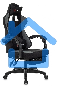 Кресло игровое Zombie Weaver черный/серый