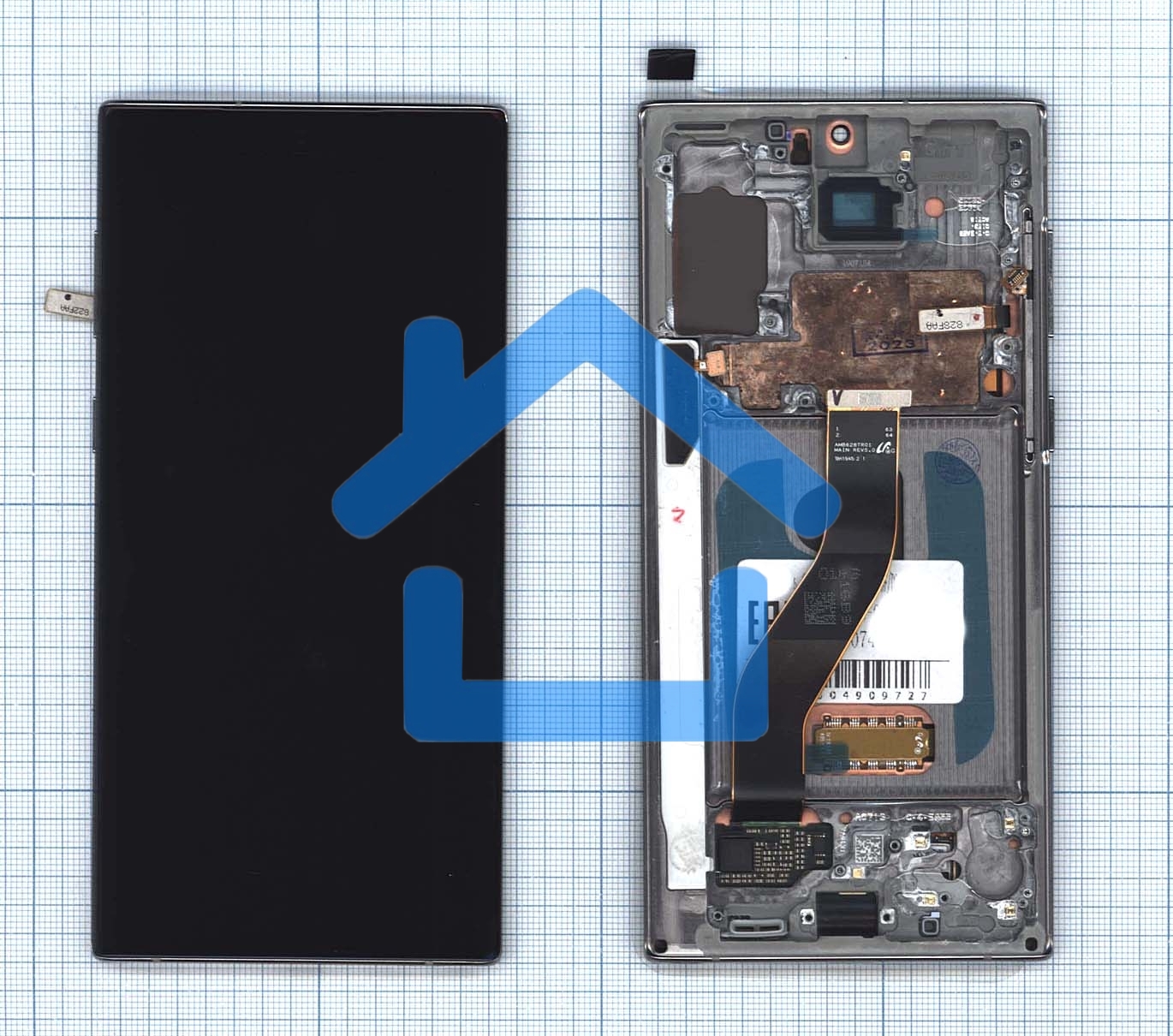 Дисплей для Samsung Galaxy Note 10 SM-N970F/DS Silver