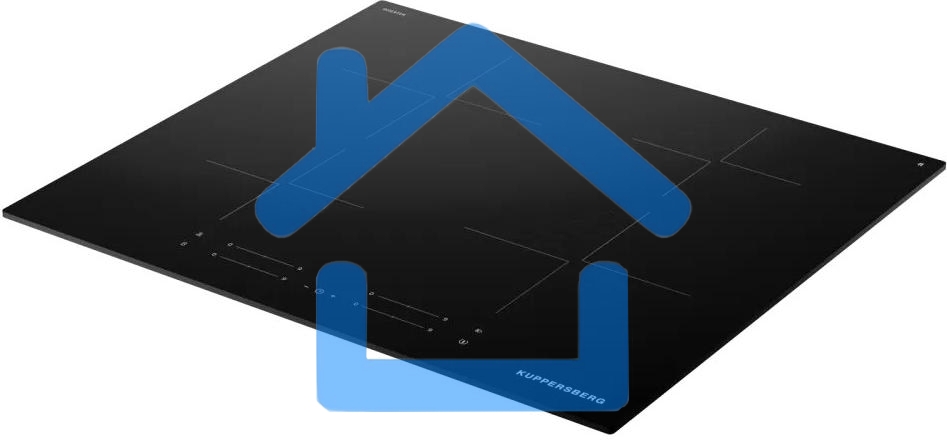 Индукционная варочная панель Kuppersberg ICI 606, 60 см, индукция, High-Tech, inverter, прямой край, 9 уровней мощности, бустер, Stop and Go, автоматическое отключение, таймер, индикатор остаточного тепла, сенсорное управление, черный