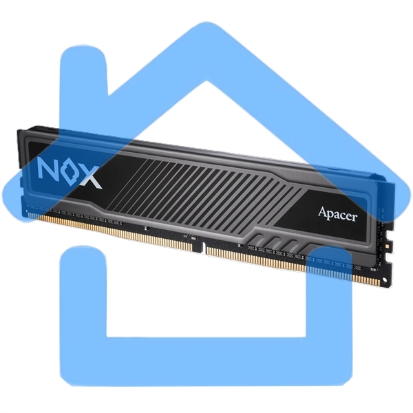 Оперативная память Apacer Nox, DDR5, 32Gb (1x32 Gb), 6400 MHz, CL40, DIMM, радиатор, черный