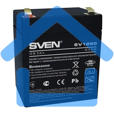 Батарея Sven SV1250 (12V 5Ah)