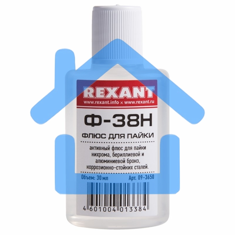 Флюс для пайки Rexant, Ф-38Н, 30 мл, флакон