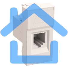 Розетка телефонная RJ-11 Iek (CKK-40D-RT1-K01) РКФ-10-00-П кат.3 (на 1 модуль) ПРАЙМЕР белая