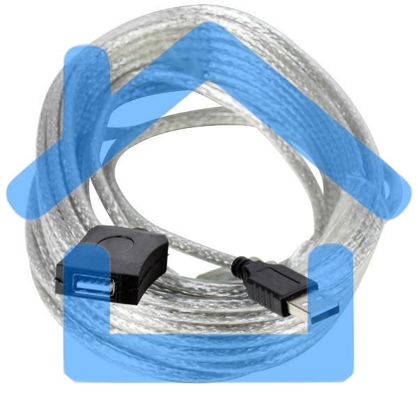 Кабель удлинитель Aopen активный ACU823-15M, USB2.0-repeater AM/AF 15м