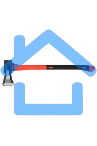 Топор-колун Matrixс клиновидным полотном 2000 г, фибергласовое обрезиненное топорище 700 мм