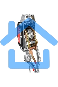 Лебедка рычажная Matrix тяга - 4 т, подъем 1.6 т, двойное храповое колесо