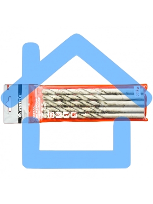 Сверло по металлу Matrix, 12,0 х 205 мм, полированное, удл., HSS, 5 шт. цил. хв.