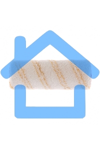 Валик сменный Matrix МИКРОФИБРА, 180 мм, ворс 12 мм, D 48 мм, D ручки 8 мм