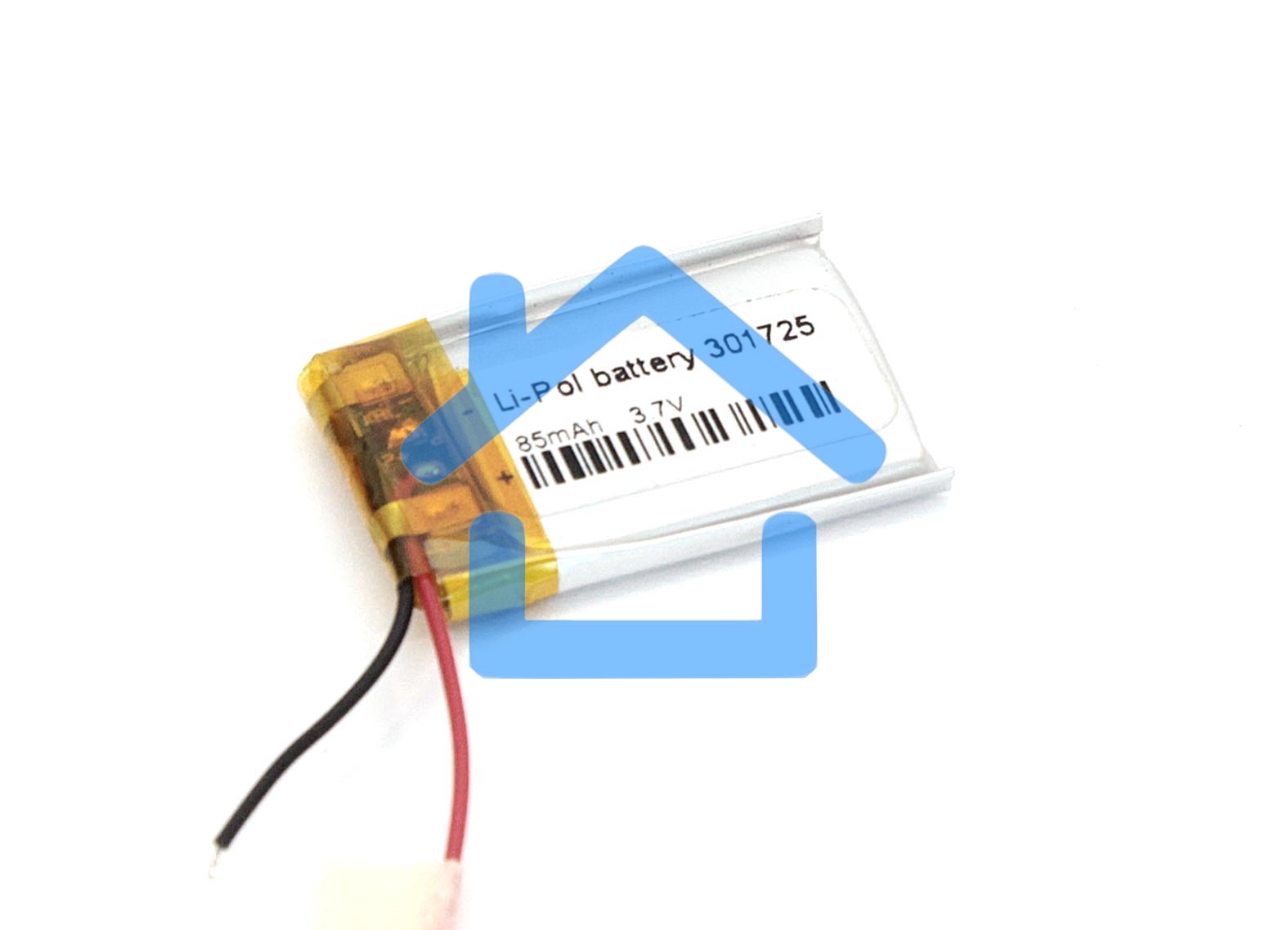 Аккумулятор Li-Pol (батарея) 3*17*25мм 2pin 3.7V/85mAh
