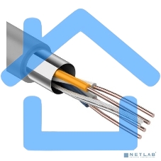 Кабель витая пара Rexant FTP 2PR 24AWG, CAT5e STRANDED (бухта 305 м)
