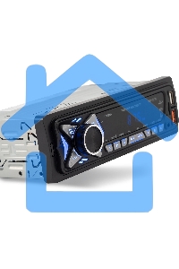 Автомагнитола Digma MCP-227B 1DIN 2x45Вт v5.0 USB 2.0 AUX 2 ПДУ