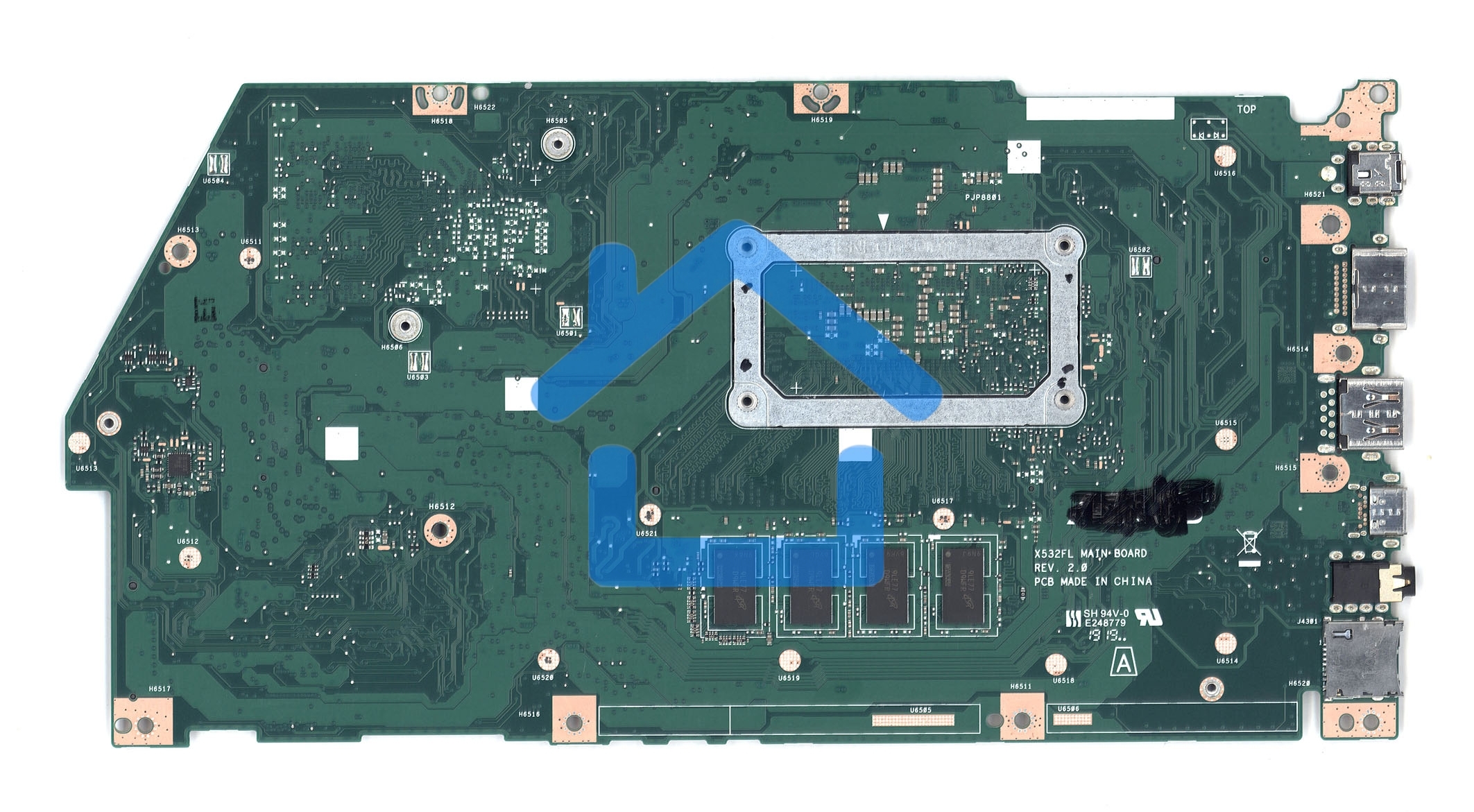 Материнская плата для Asus X532FA 8G/I5-8265U 90NB0MI0-R00040