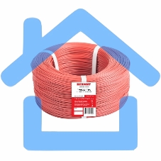 Провод ПГВА Rexant 1х1.00 мм², Cu, красный, бухта 200 м