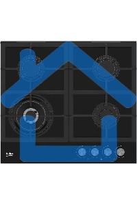 Газовая варочная панель Beko HILW 64225 S, черный