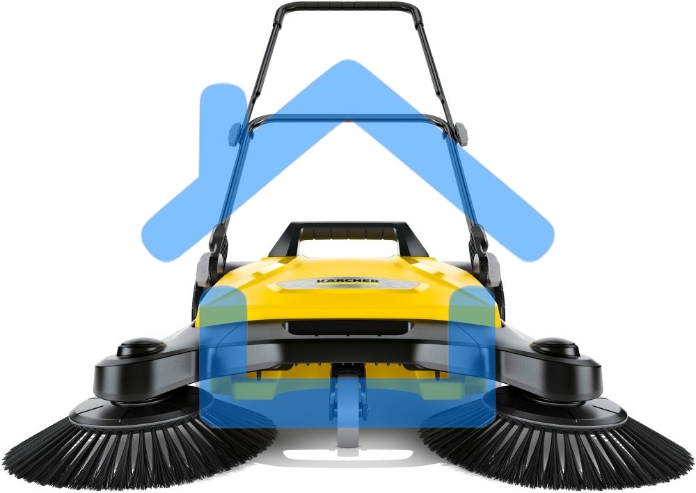 Подметальная машина ручная Karcher S 4 Twin 20 л, 2400 м²/ч