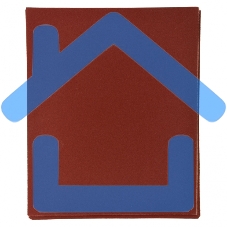 Шлифлист Matrix на бумажной основе, P 800, 230x280 мм, 10 шт., водостойкий