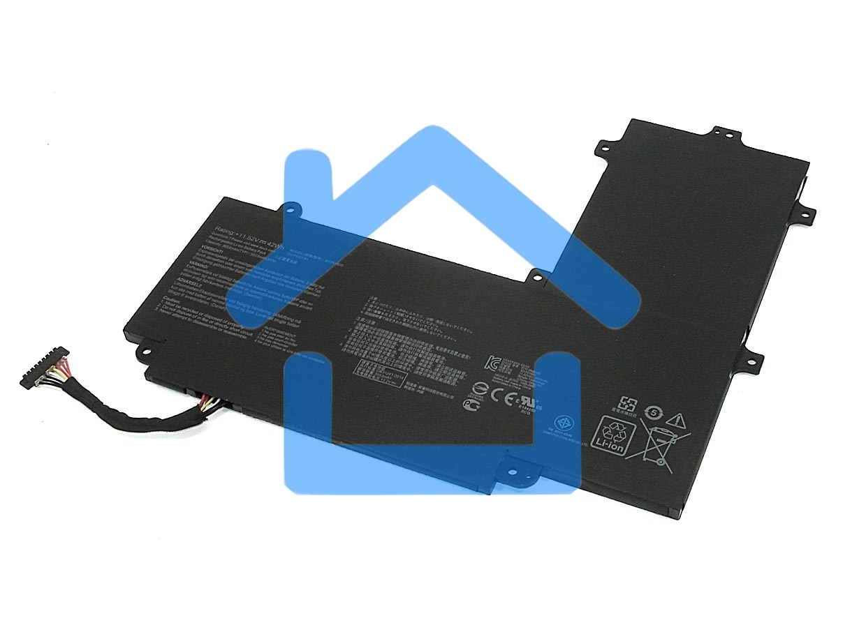 Аккумуляторная батарея для ноутбука Asus TP203NA11.52V 3653mAh черный Orig