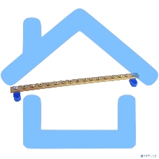 Панель заземления ЦМО 300 мм / 200 А