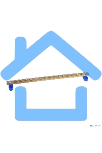 Панель заземления ЦМО 300 мм / 200 А