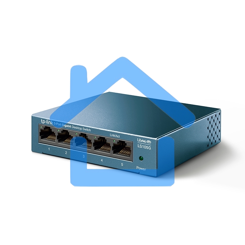Коммутатор TP-Link 5 ports Giga Unmanagement switch, 5 10/100/1000Mbps RJ-45 ports