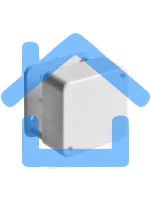 Коробка распр. ОП 79х79х32 IP40 бел. Рувинил 65004