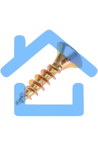 Саморез универсальный KRANZ 3.5х16, желтый цинк, короб (200 шт./уп.)