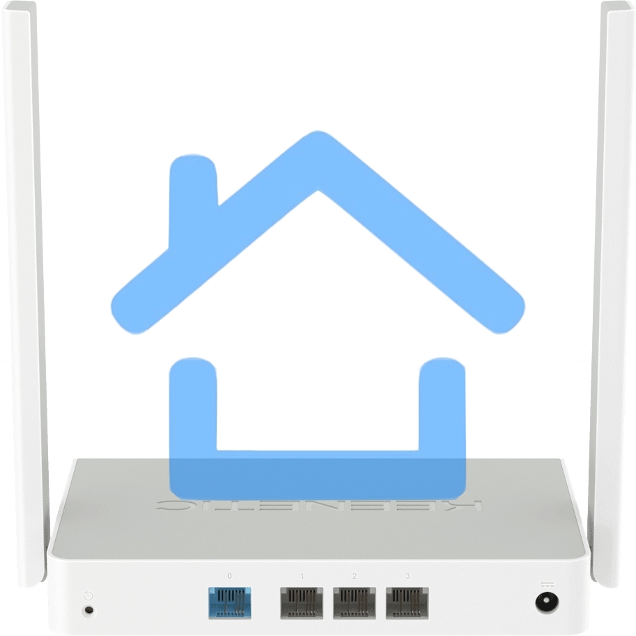 Роутер беспроводной Keenetic Air (KN-1613) с Mesh Wi-Fi 5 AC1200, 4-портовым Smart-коммутатором