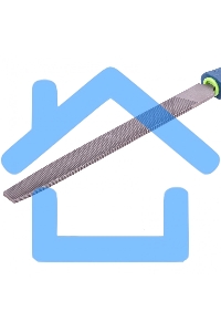 Напильник, 200 мм, плоский, двухкомпонентная рукоятка, №2 Сибртех