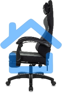 Кресло игровое Zombie Weaver черный/серый