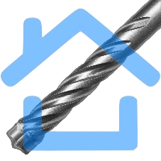 Бур по бетону Denzel цельная крестовая пластина, 8x115 мм, SDS PLUS