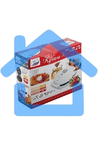 Вафельница Великие Реки Кубань-4 белый 700Вт