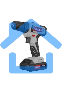 Дрель-шуруповерт Ресанта ДА-14-2ЛК 75/14/4, Аккумуляторная, 14,4В, 2 АКБ, Кейс