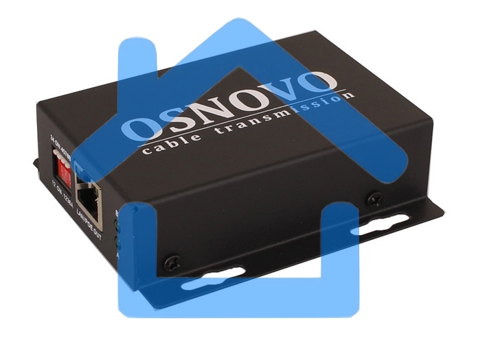 PoE удлинитель Osnovo E-PoE/1A 10M/100M Fast Ethernet на 400м (до 30W)