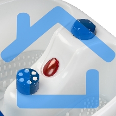 Гидромассажная ванночка для ног Galaxy LINE GL 4901, белый, 60 Вт