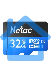 Флеш карта microSDHC 32Gb Netac P500 <NT02P500STN-032G-S> (без SD адаптера) 80Mb/s