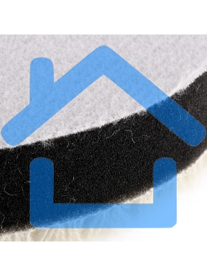 Насадка Matrix полировальная под липучку, 125 мм короткая плетеная шерстяная нить