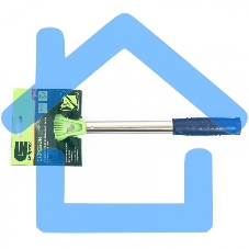 Скребок СИБРТЕХ, фиксированное лезвие, 100мм металлич, обрезиненная ручка, 300мм 79542