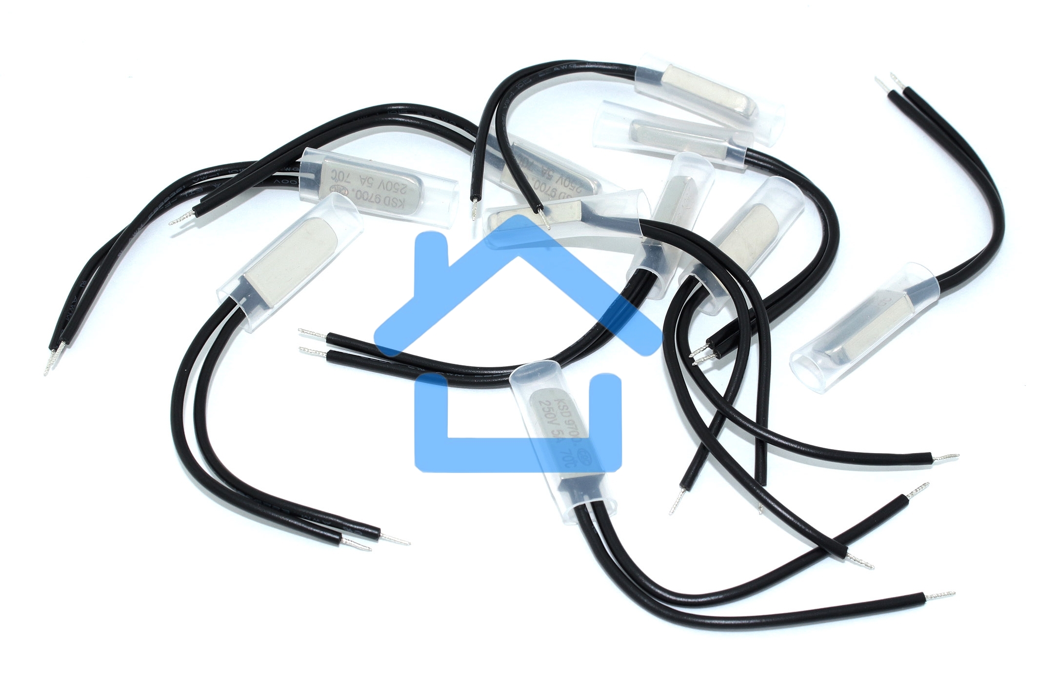 Термостат биметаллический KSD9700 5А/70 С нормально замкнутый 10 шт