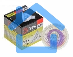 Лампа галогенная ЭРА GU5.3-JCDR (MR16) -50W-230V-Cl(10/200/6000)