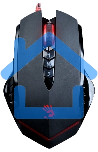 Мышь проводная A4Tech Bloody V8 черный, 3200 dpi, USB, кнопки - 8