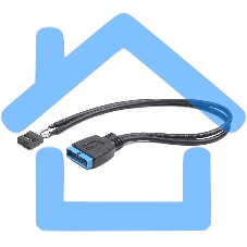 Кабель Cablexpert Внутренний USB2 - USB3 кабель, 9pin/19pin, 0.3m (CC-U3U2-01)