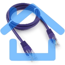 Патч-корд UTP Cablexpert кат.5e, 1м, литой, многожильный, фиолетовый