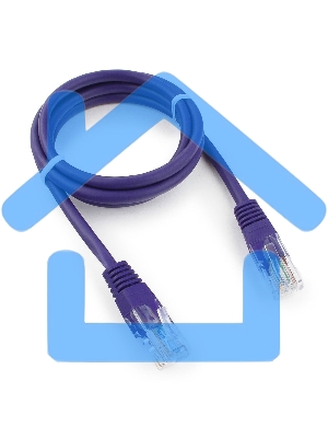 Патч-корд UTP Cablexpert кат.5e, 1м, литой, многожильный, фиолетовый